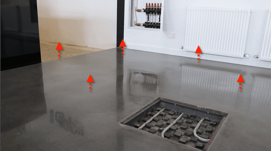 Slab Heating Diagram
