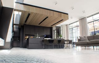 slab heating with tiles