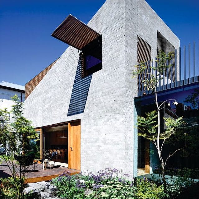east west house exterior